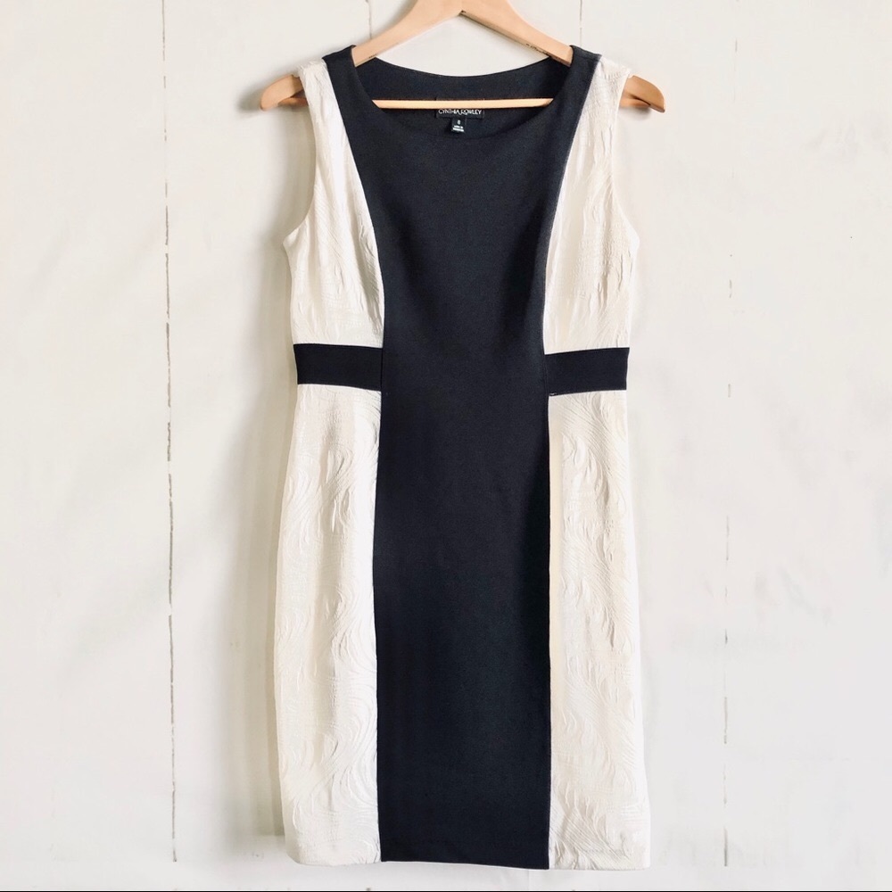 Cynthia Rowley Black & Cream Dress